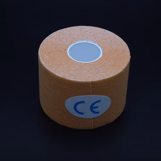 Cinta elástica de algodón médico para deportes Kinesio, fisioterapia y fisioterapia, con aprobación CE